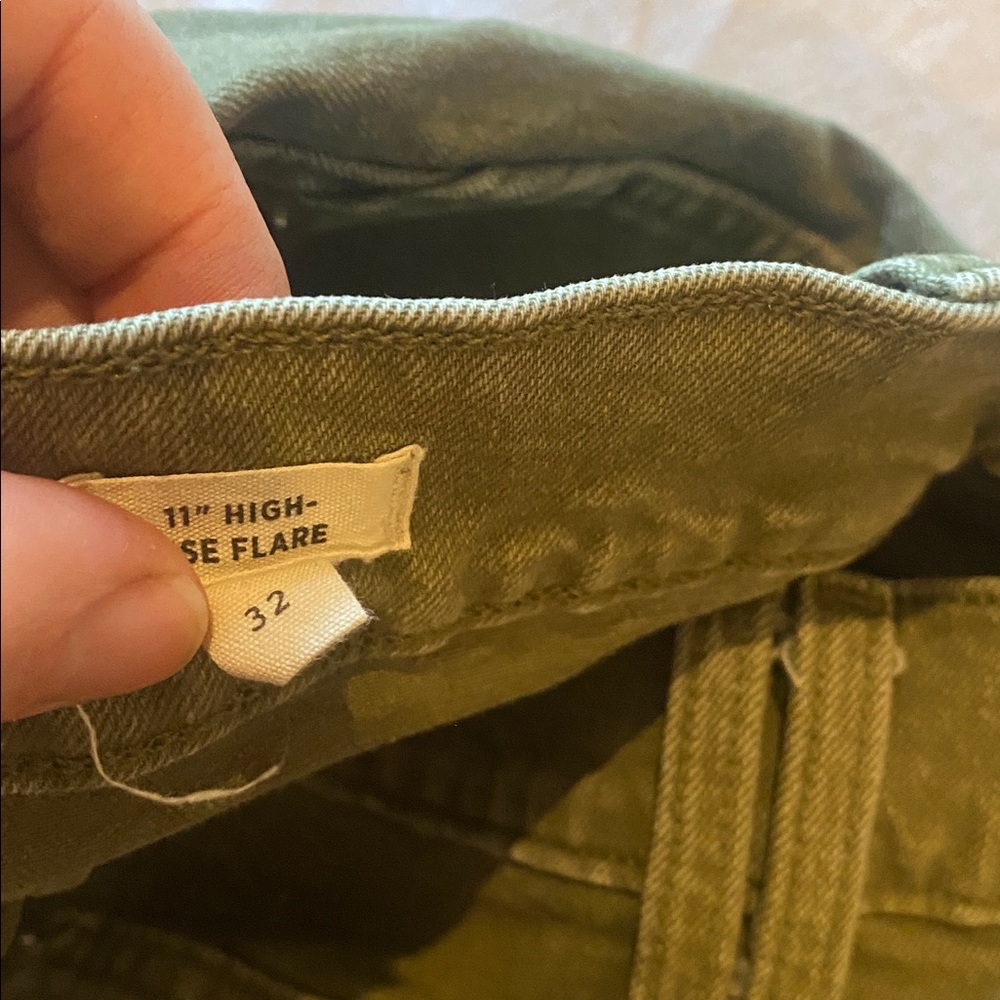 Madewell high rise cropped wide leg pant. - Picture 4 of 5